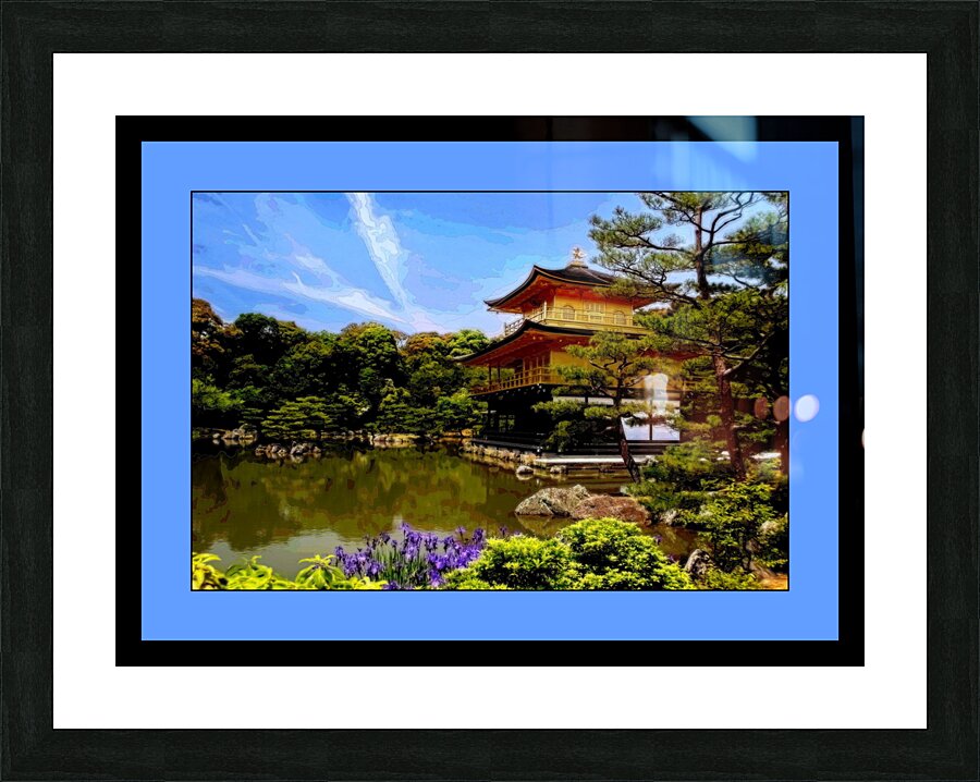 GOLDEN PAGODA IN KYOTO JAPAN A1 Picture Frame print