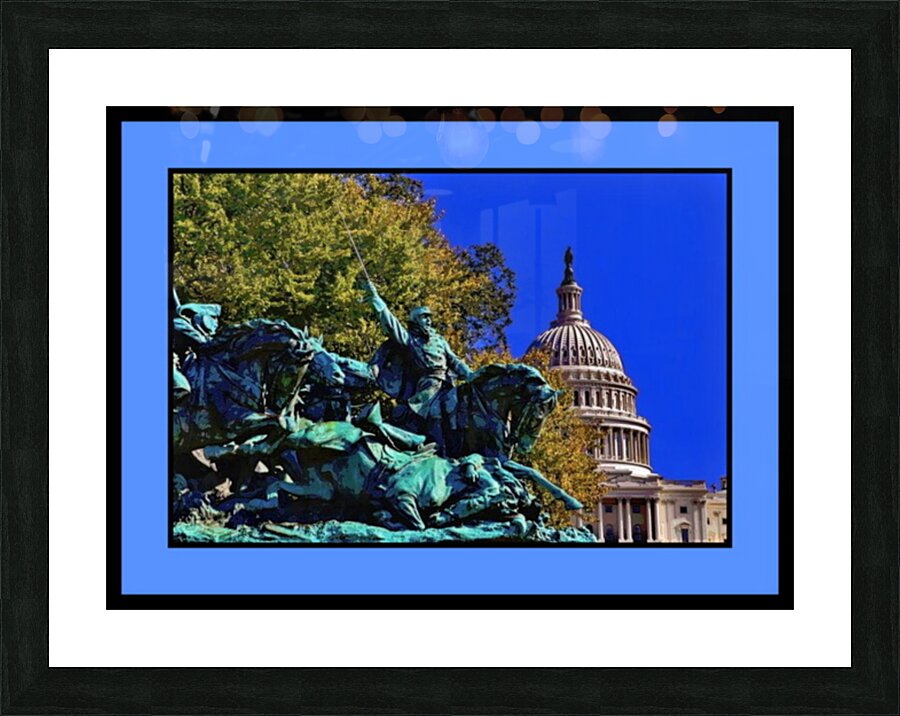 U.S. CAPITOL WASHINGTON  D.C.  Picture Frame print