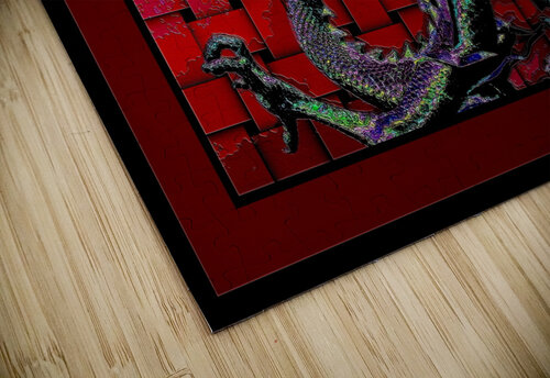 WOOVEN  DRAGON   LES MAYERS  puzzle