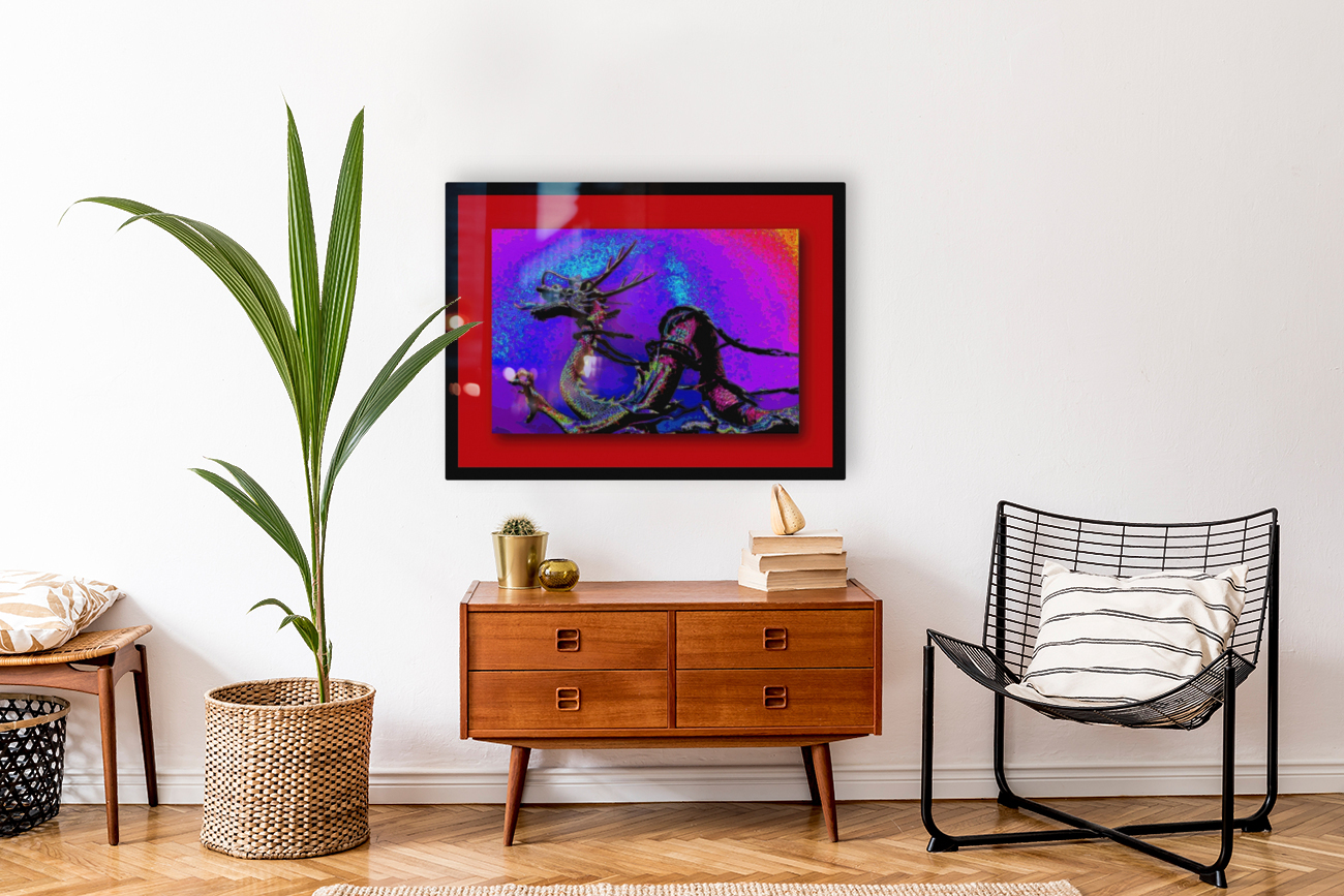 AN ASIAN DRAGON FROM SOUTH KOREA  Reproduction