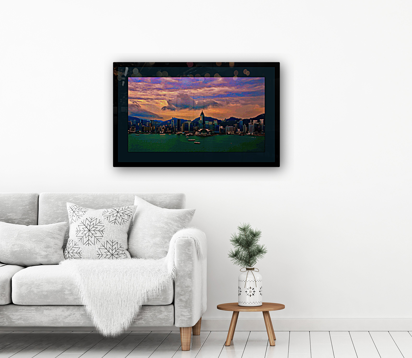 SUNRISE OVER HONG KONG Reproduction