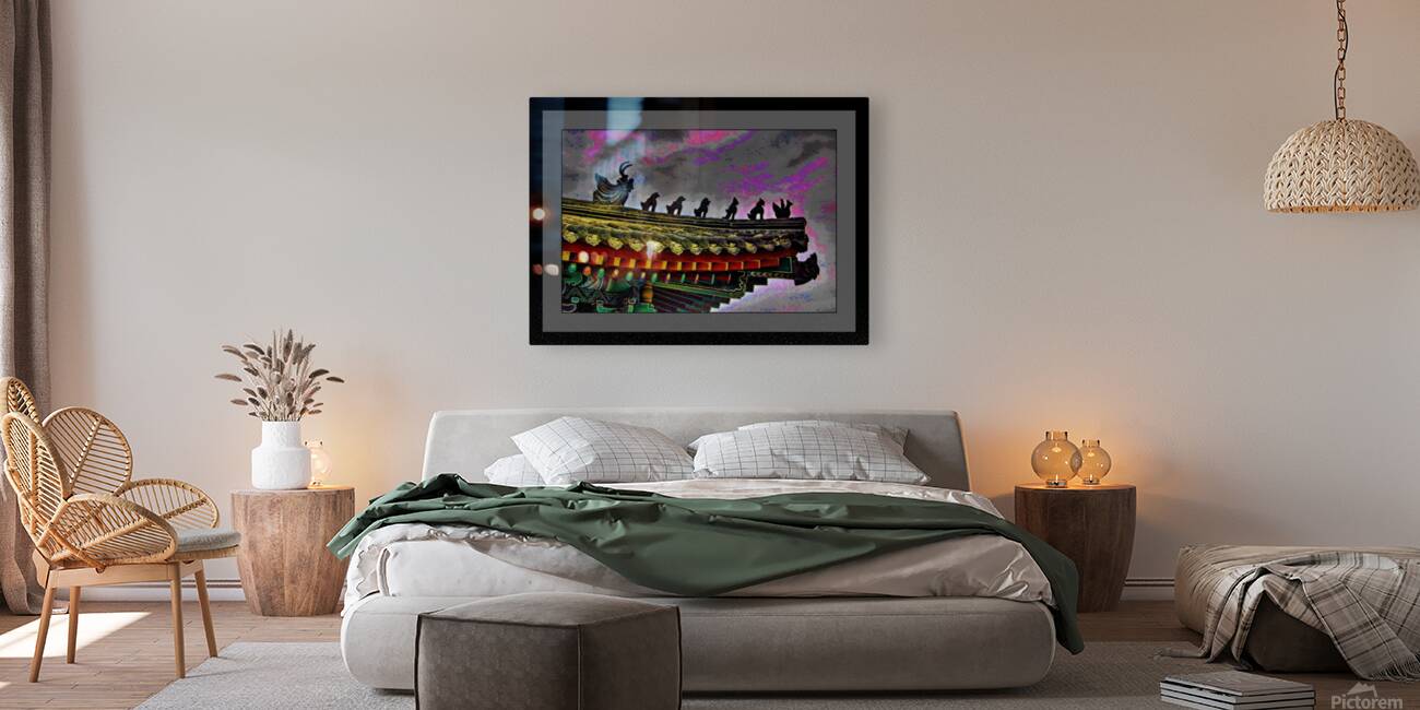SOUTH KOREAN ROOFTOPS  Reproduction