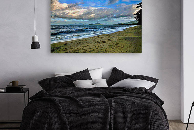 SEASCAPES COLLECTION - THE BEACH AT CAINES NEW ZEALAND  002 by LES MAYERS 