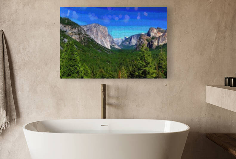 PUZZLE COLLECTION Yosemite National Park - Tunnel View  by LES MAYERS 