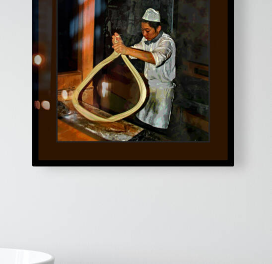 MAKING HAND ROLLED NOODLES by LES MAYERS 
