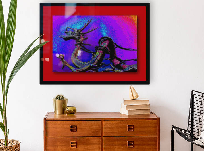 AN ASIAN DRAGON FROM SOUTH KOREA  Reproduction