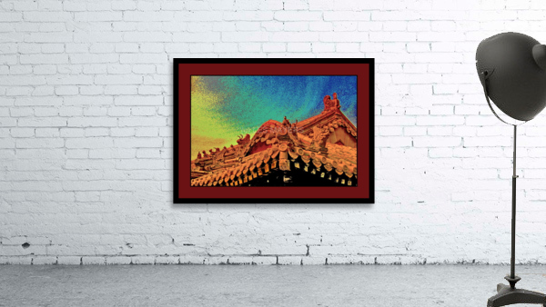 ANCIENT CHINESE ROOFTOPS  O2 Wall Preview
