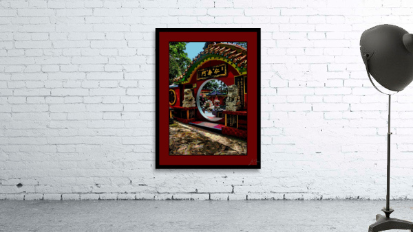 ENTRANCE TO TIN HAU TEMPLE AT REPULSE BAY HONG KONG Wall Preview