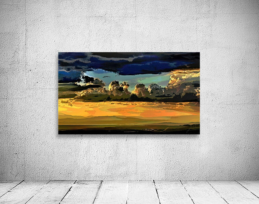COLORFUL SKIES OVER SANTA FE NEW MEXICO Wall Preview