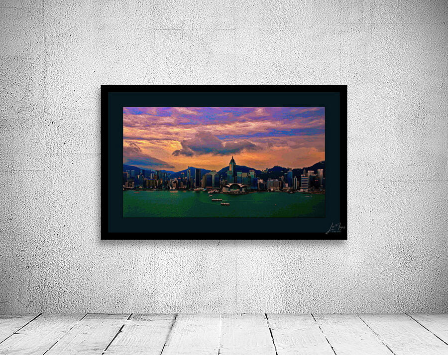 SUNRISE OVER HONG KONG Wall Preview