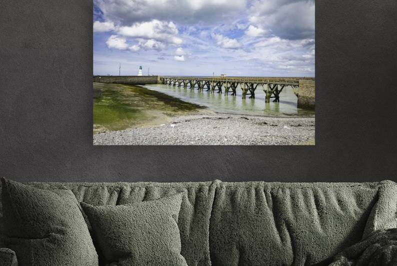 The resort town of le treport in normandy france by Chris Willemsen