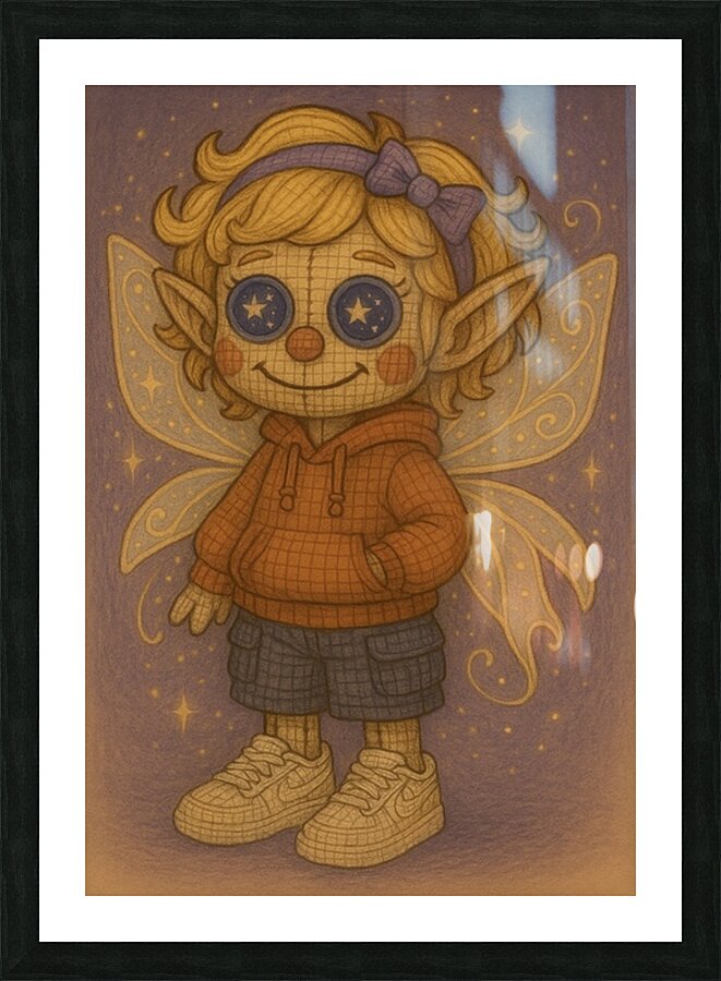 Puppet Fairy  Picture Frame print