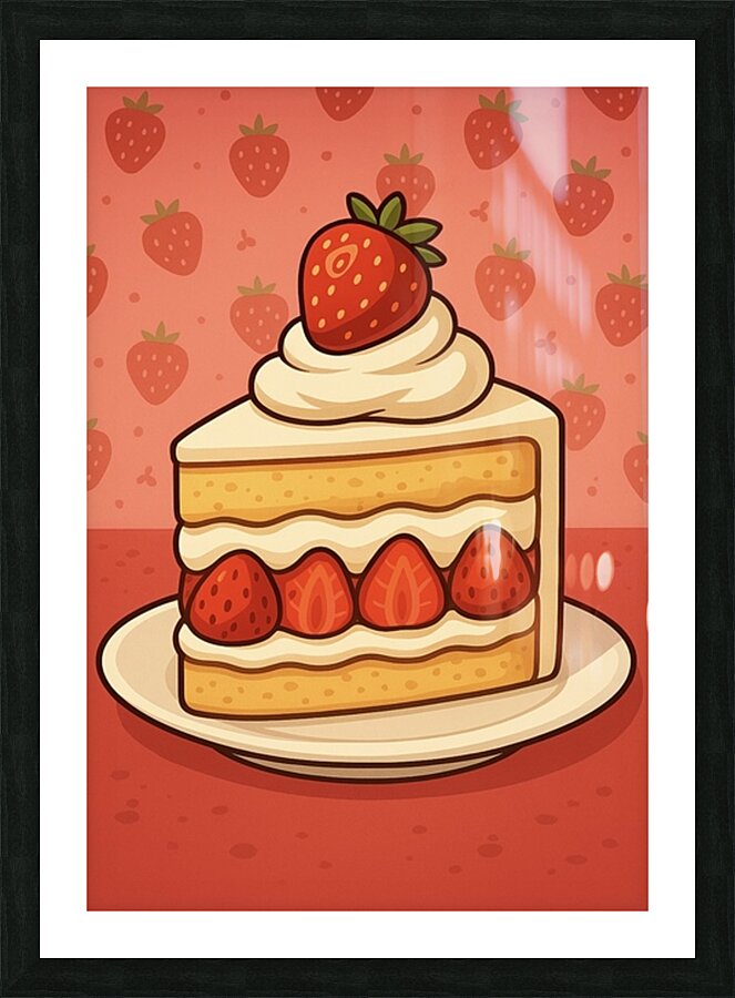 Strawberry Shortcake  Picture Frame print