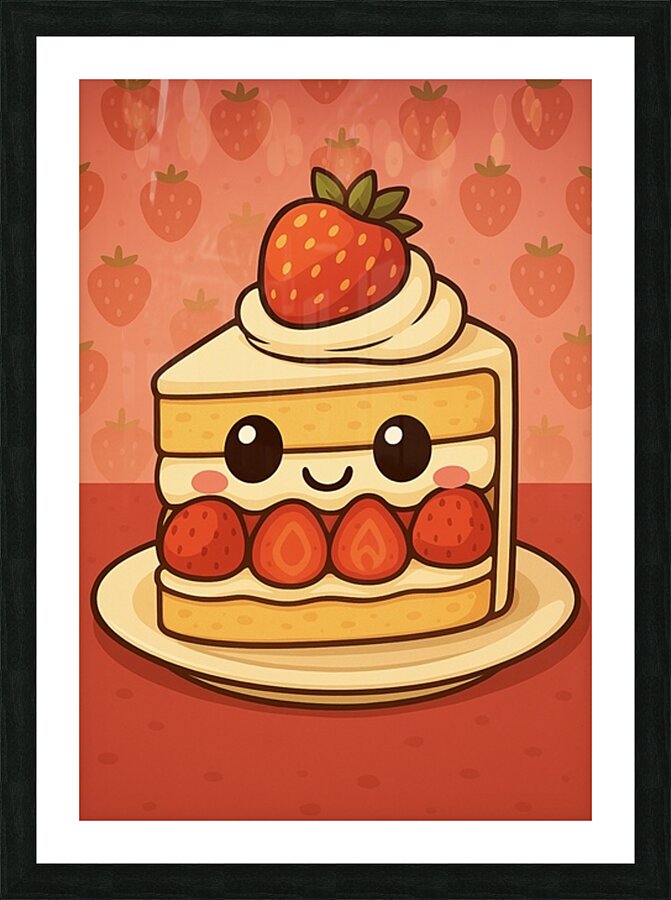 Strawberry Shortcake  Picture Frame print