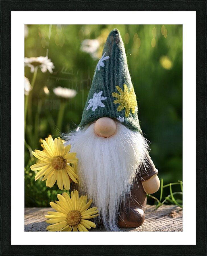 Summer Gnome  Picture Frame print