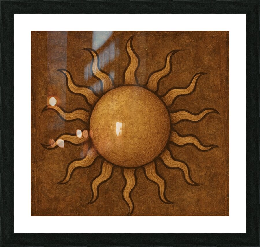 Rustic Sun Picture Frame print