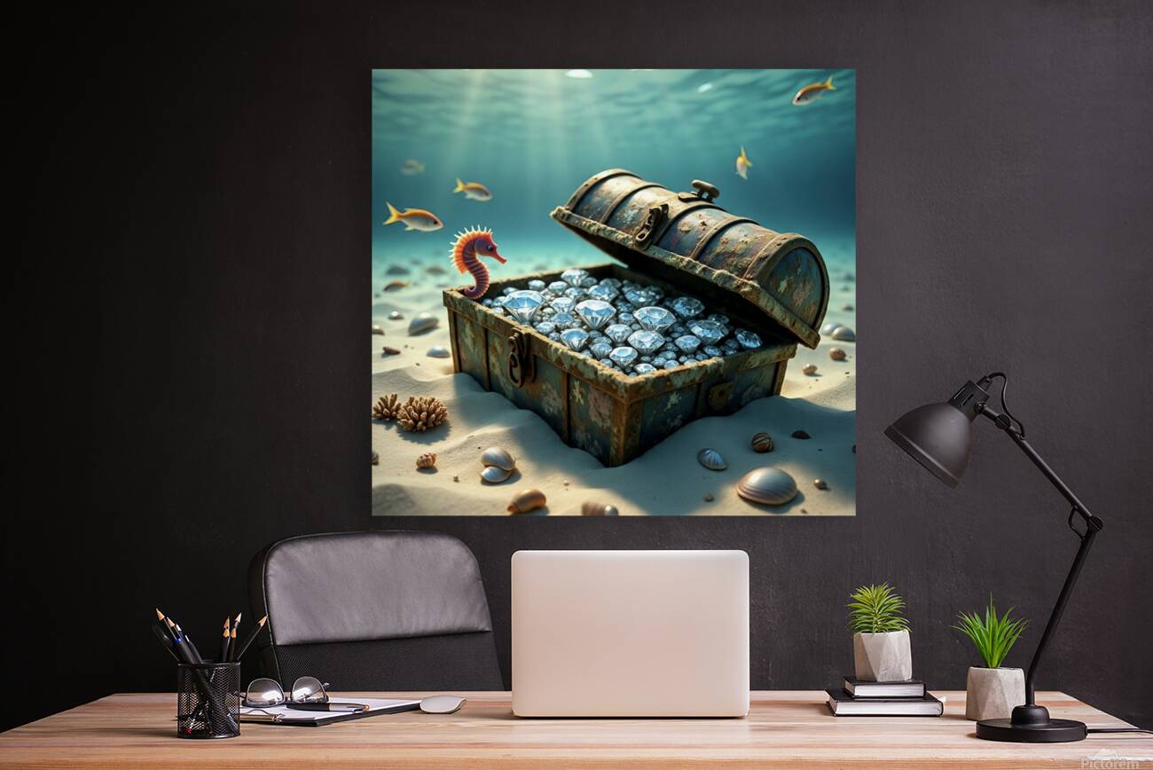 Sunken Treasure Chest  Reproduction