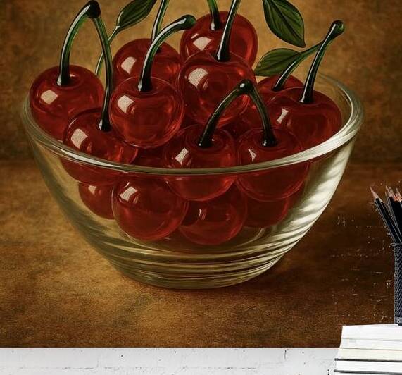 Glass Cherries  Reproduction