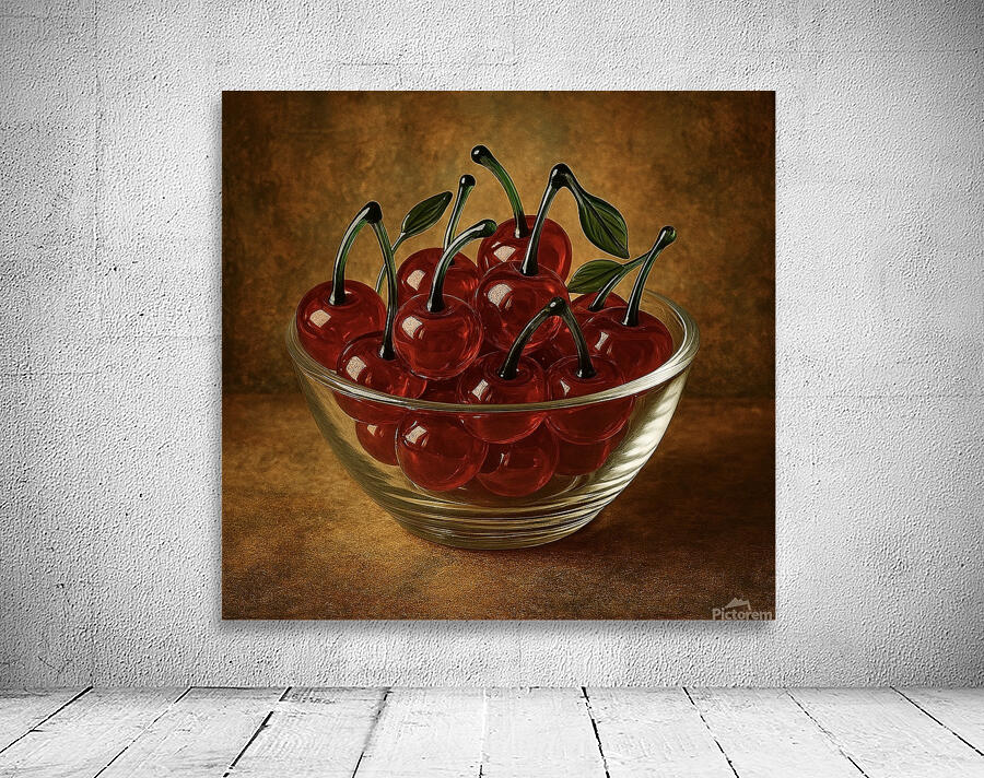 Glass Cherries  Wall Preview