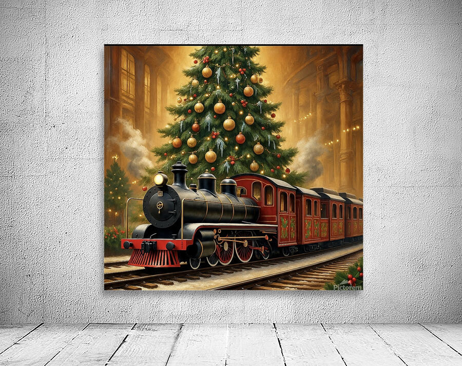Christmas Train  Wall Preview