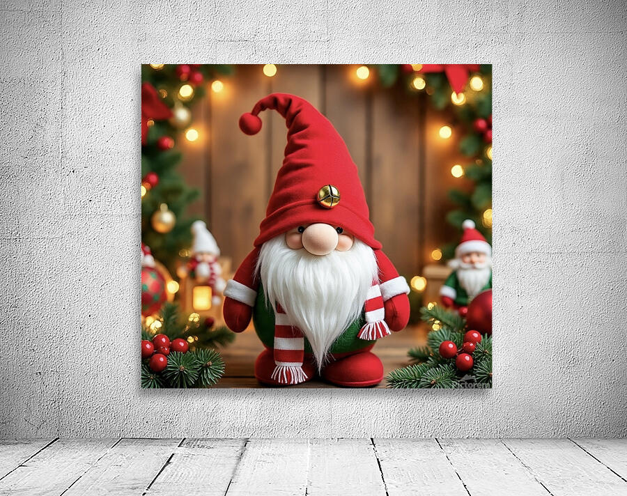 Christmas Gnome  Wall Preview