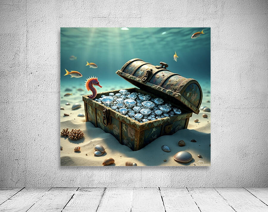 Sunken Treasure Chest  Wall Preview