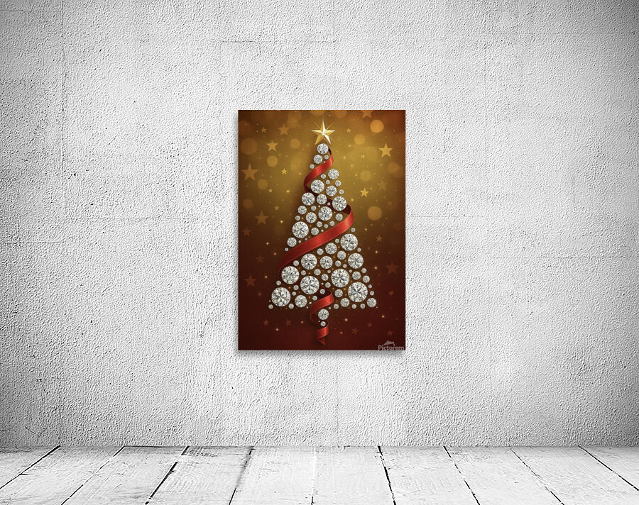 Fancy Christmas Tree Wall Preview