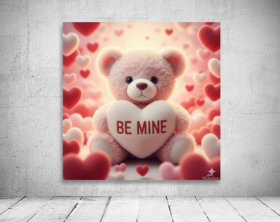 Be Mine Bear Wall Preview
