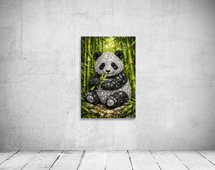 Bamboo Panda Aperçu sur mur