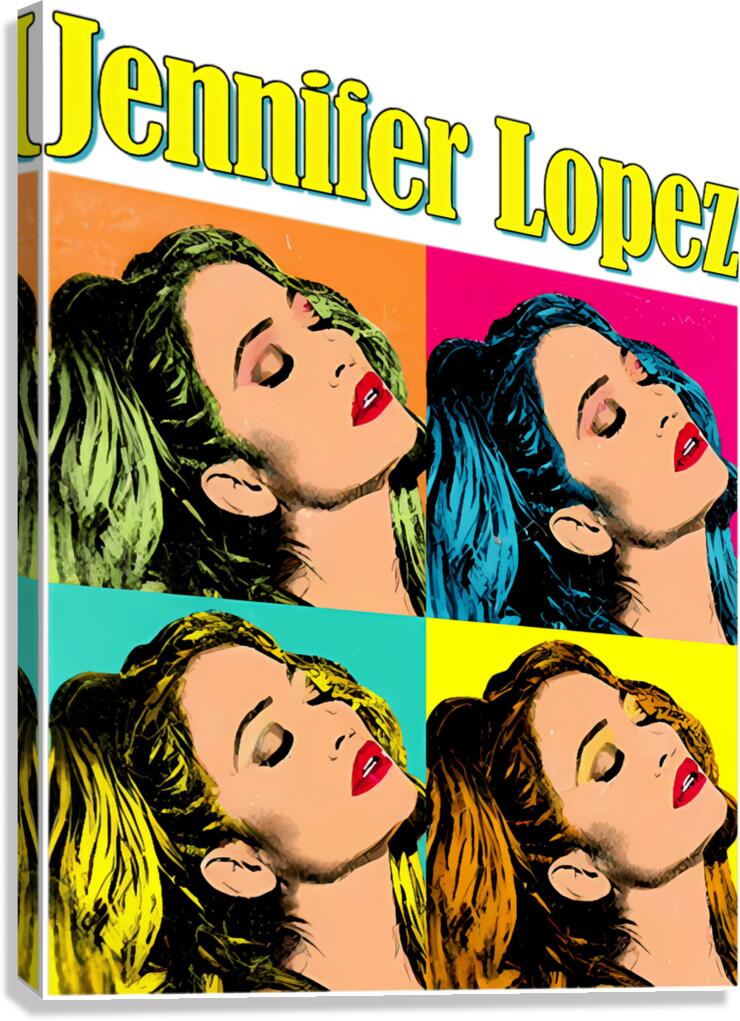 Jennifer Lopez 2 Canvas Print