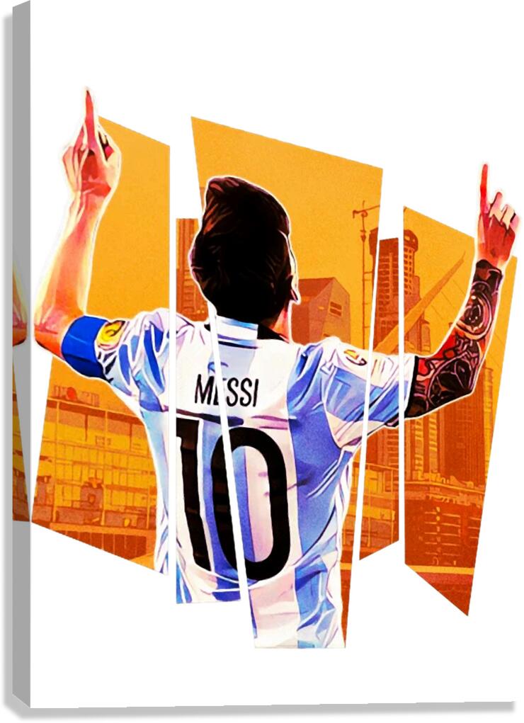 Lionel Messi 13 Canvas Print
