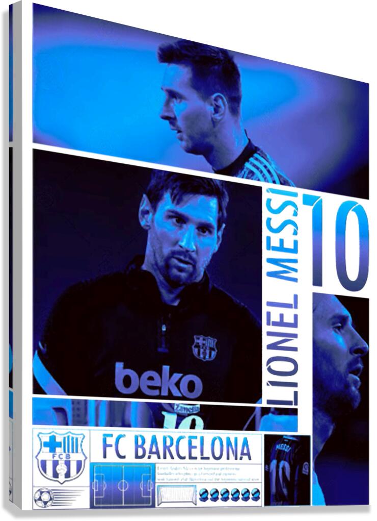 Lionel Messi 13 Canvas Print