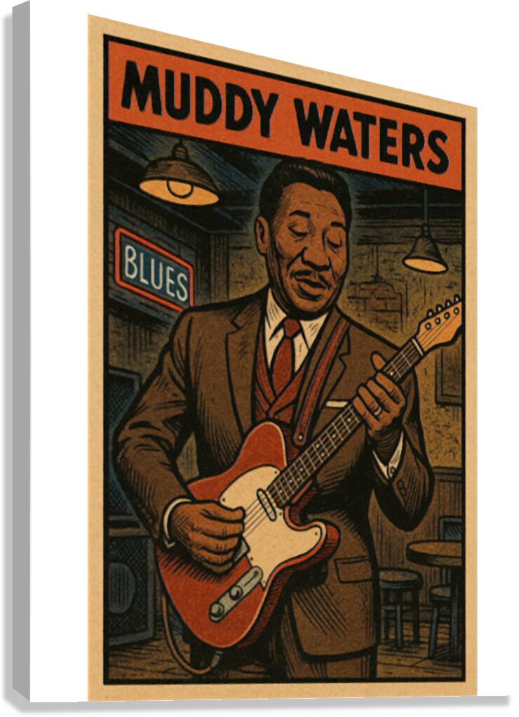 Muddy Waters 44 Canvas Print