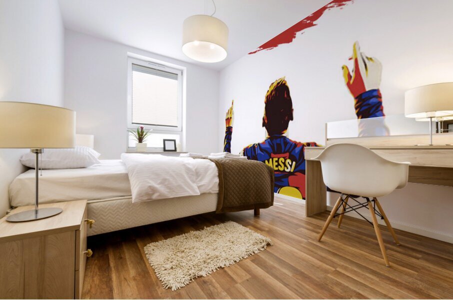 Lionel Messi 37 Mural print