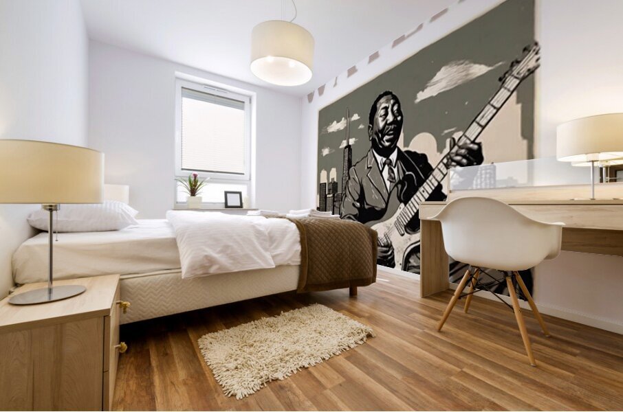 Muddy Waters 16 Mural print