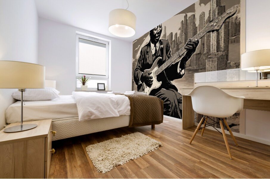 Muddy Waters 22 Mural print