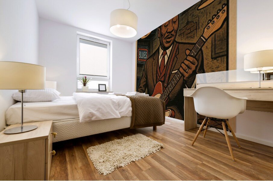 Muddy Waters 44 Mural print