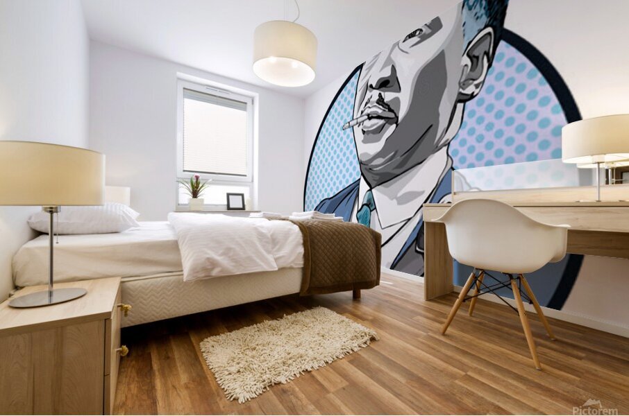 Muddy Waters 45 Mural print
