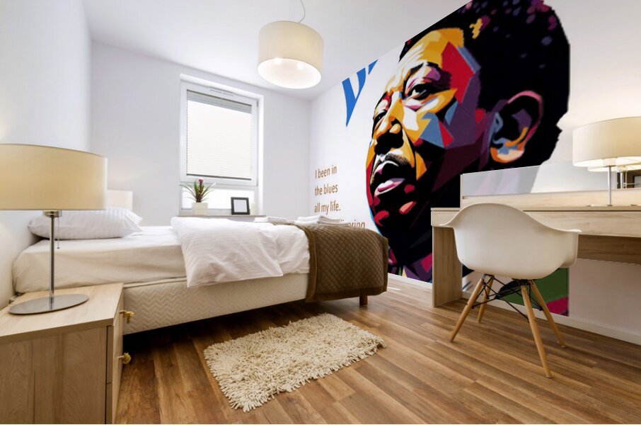 Muddy Waters 48 Mural print