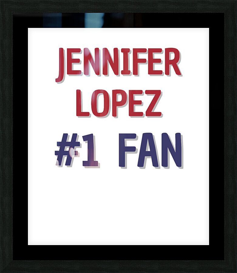 Jennifer Lopez 21 Picture Frame print