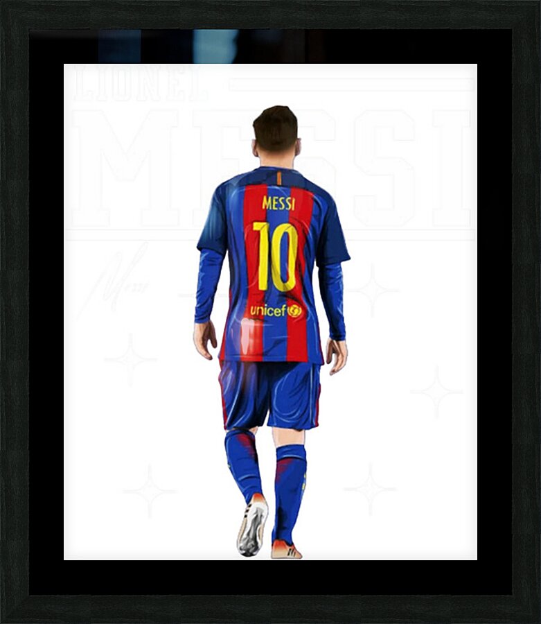 Lionel Messi 21 Picture Frame print