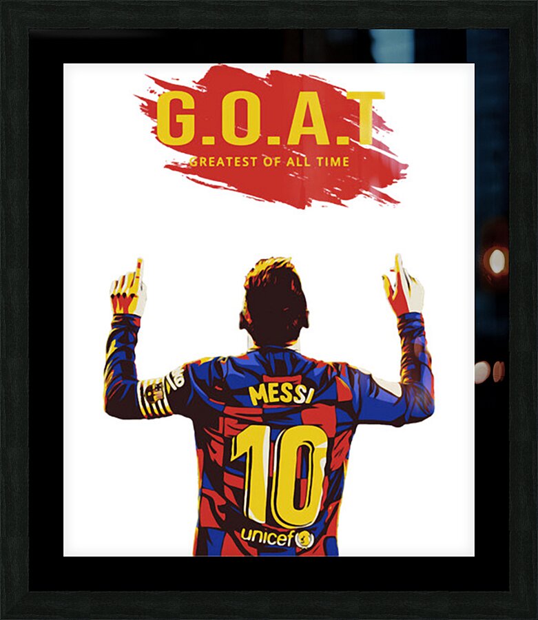 Lionel Messi 37 Picture Frame print