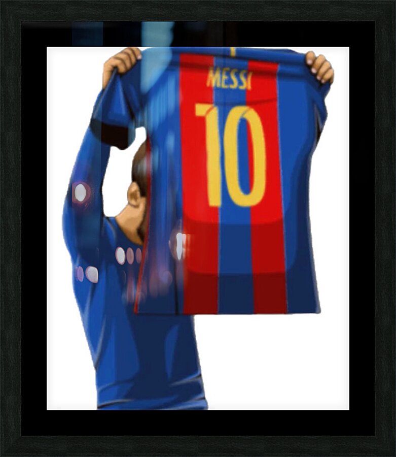 Lionel Messi 21 Picture Frame print