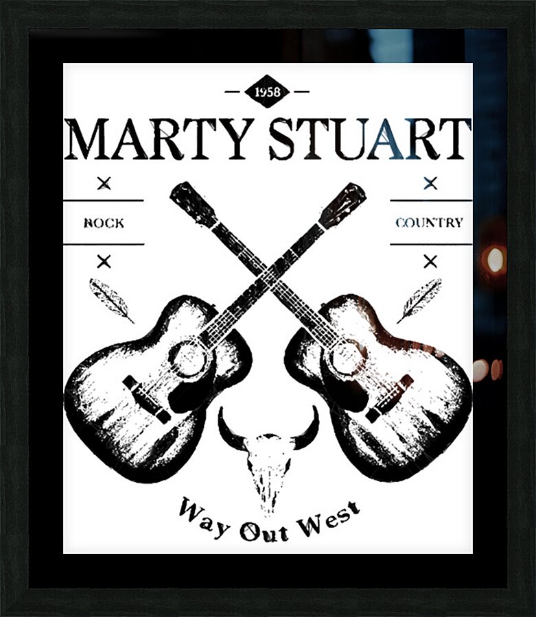Marty Stuart 27 Picture Frame print