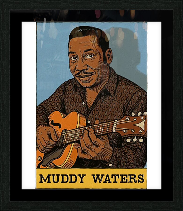Muddy Waters 39 Picture Frame print