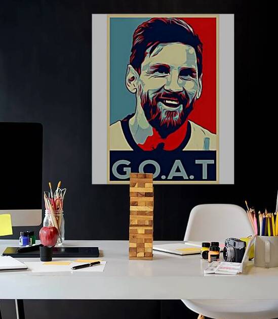Lionel Messi 10 by Monique C Monico