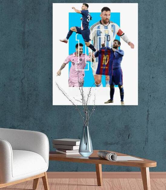 Lionel Messi 12 by Monique C Monico