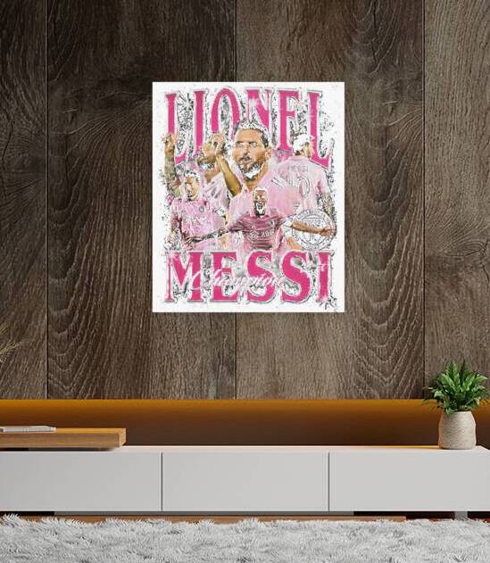 Lionel Messi 14 by Monique C Monico