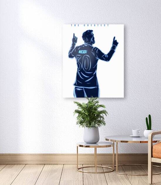 Lionel Messi 20 by Monique C Monico