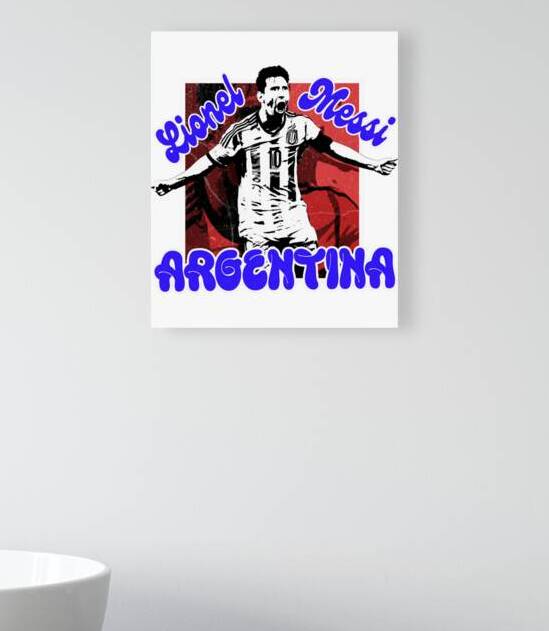 Lionel Messi 30 by Monique C Monico
